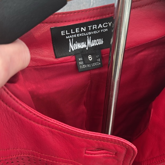 Ellen Tracy for Neiman Marcus Leather Jacket - Picture 7 of 7